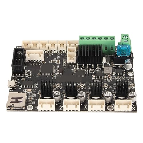 ASHATA 3D Drucker Motherboard, 3D Drucker Ender 5, Verbessertes Silent Board Motherboard V4.2.7 mit TMC2225 Motortreiber Marlin 2.0.1 für Ender 5 von ASHATA