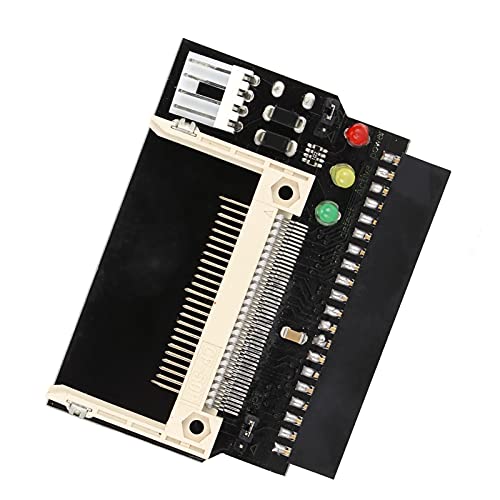 ASHATA 40 Pins Konvertermodul, CF-Karte auf 3,5 Zoll Buchse 40pin IDE Robuste Festplatte 5,0 V / 3,3 V, Festplattenadapter, mit 3 LED-Anzeigen (Einweg) von ASHATA