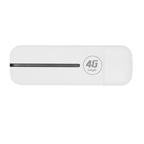 ASHATA 4G-USB-WLAN-Adapter, Kostengünstiges Reise-WLAN, Plug-and-Play-Hochgeschwindigkeits-Taschen-USB-WLAN-Router für den Außenbereich Im Auto, weiß von ASHATA