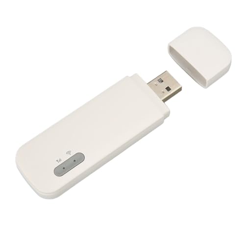 ASHATA 4G USB-WLAN-Router, WLAN-Dongle, Kabellose Hochgeschwindigkeit für PC, 150 Mbit/s, Unterstützt 10 Geräte, Tragbarer Reise-Hotspot-Mini-Router von ASHATA