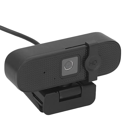 ASHATA 4K Webcam mit Dual Rauschunterdrückungsmikrofon, USB Computer Webkamera mit Autofokus HD Sensor Rauschunterdrückungsmikrofon für Gaming Videoaufzeichnung, Live Streaming von ASHATA