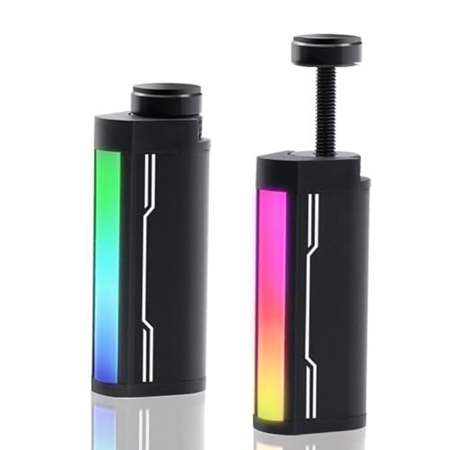 ASHATA 5V 3pin Grafikkarten GPU Klammer Unterstützt Grafikkarten Durchhanghalter, mit 5V 3pin ARGB LED Licht, Höhenverstellbar, Magnetisches Anti Rutsch Gummipolster, GPU Halter für von ASHATA