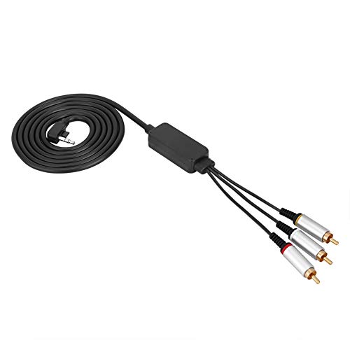 ASHATA AV-Kabel für PSP, 1,5-m-ABS-TV-Kabel für Komponenten AV-Kabel Audio-Video-Kabel für PSP2000 3000, Ersatz-Audio-Video-Cinch-Adapterkabel für PSP2000 3000 von ASHATA