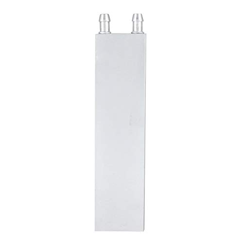 ASHATA Aluminium Wasserkühlblock, Hochwertig PC Wasserkühlungs Block Wasserkühler CPU Cooling Block 40x12x80/120/160/200mm Kühler Block für PC CPU Wasserkühlung(40x80mm) von ASHATA