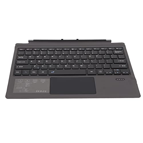 ASHATA BT 5.0 Tastatur für Pro 3 4 5 6 7, Tragbare Kabellose Tastatur, Ultradünne, Leise Magnetische Tastatur mit Funktionalem Medientasten Touchpad für Pro 3 4 5 6 7 von ASHATA