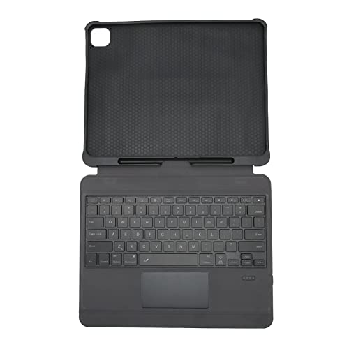ASHATA BT Tablet Tastatur für IOS Pro 12,9 Zoll, Ultradünne Tragbare PC Tastatur, Magnetische Drahtlose Typ C Tastatur mit Hintergrundbeleuchtetem, Empfindlichem Trackpad für IOS Tablet von ASHATA