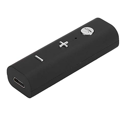 ASHATA Bluetooth 5.0 Sender und Empfänger, 3,5 mm AUX Bluetooth Wireless Audio Lautsprecher Empfänger Headsets Adapter Empfänger Car Kit, Unterstützung MusicReceiving-Funktion von ASHATA