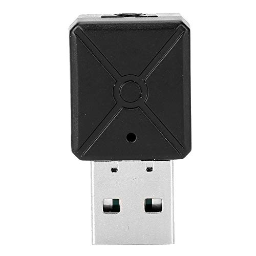 ASHATA Bluetooth Empfänger Sender, USB5.0 Bluetooth Empfänger Sender Drahtloser Audio Adapter Autolautsprecher Computer TV Adapter Audio Empfänger von ASHATA