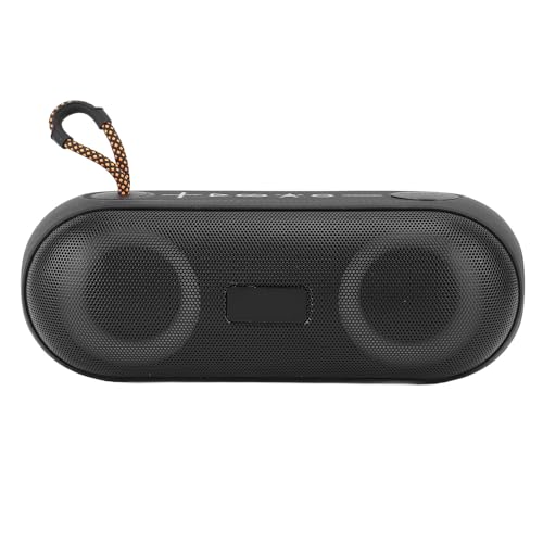 ASHATA Bluetooth-Lautsprecher, RGB IPX6 Wasserdichter Lautsprecher, Tragbarer Kabelloser Lautsprecher, USB Wiederaufladbar, Leichter Outdoor-Lautsprecher für Wandern, Camping von ASHATA