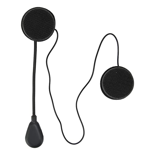 ASHATA Bluetooth-Motorradhelm-Headset,drahtloser Bluetooth 5.0-Kopfhörer Outdoor-Helm-Kopfhörer,mit Lautstärkeregelung & Mikrofonfunktion,Lange Standby-Zeit von ASHATA