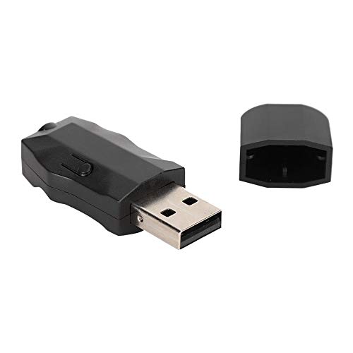 ASHATA Bluetooth USB Adapter, 2-in-1 USB Bluetooth5.0 Adapter Launcher Sender Empfänger Zubehör, für Laptop PC Unterstützung Windows 10/8/7/Vista/XP, Maus und Tastatur, Headset von ASHATA