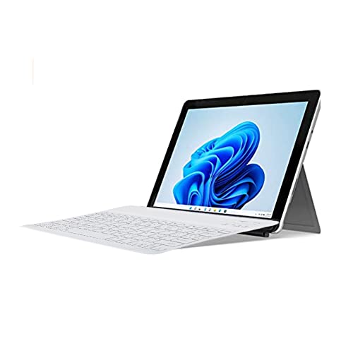 ASHATA Bluetooth3.0 Spanisch Tastatur mit Ñ, 10 Zoll Wireless Arabisch/Spanisch/Russisch Tastatur Tragbar Ultradünn Ultradünn für Android/für OS X/für Windows, Akku, Weiß von ASHATA