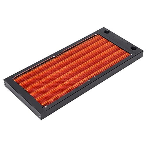 ASHATA CPU-Flüssigkeitskühler,120mm/240mm/360mm Optionaler Kühler,Mehrere Rohre Wasserkühlungskühler mit Stabiler Leistung und Hoher Haltbarkeit,für Gehäuse-PC-Wasserkühlung (240mm) von ASHATA