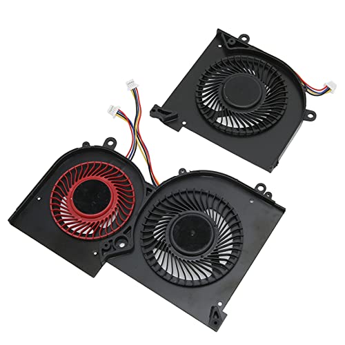 ASHATA CPU GPU Lüfter für MSI Gs65 MS 16Q2 für 16q2 CPU CW für 16q2 GPU CW, Laptop GPU Lüfter Ersatz, Laptop CPU GPU Kühler(CPU+GPU) von ASHATA