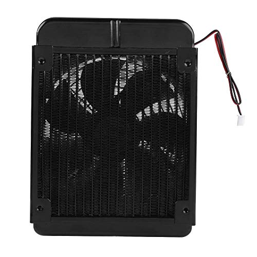 ASHATA CPU KüHler 120MM, WasserküHlung Pc 18 RöHren AluminiumküHler CPU WasserküHlung Radiator WasserküHler G1 / 4 Gewinde Radiator, 2PIN für Computer-CPU mit WasserküHlung ASHATA CPU KüHler 120MM, WasserküHlung Pc 18 RöHren AluminiumküHler CPU WasserküHlung Radiator WasserküHler G1 / 4 Gewinde Radiator, 2PIN für Computer-CPU mit WasserküHlung von ASHATA