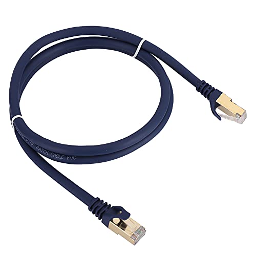 ASHATA Cat8 Ethernet-Kabel, 2 Stück Cat8 40 Gbit/s 2000 MHz Ethernet-Kabel RJ45-Netzwerkkabel LAN-Patchkabel 1 M, für Router, Modem, PC, Switches, Hub, Laptop, Gaming, von ASHATA