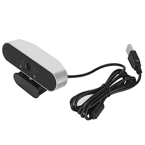 ASHATA Computer-Webkamera, HD 1080p-Webcam Eingebaute Mikrofonkamera, 1080P-USB-Breitbild-Videoarbeit Heimcomputerzubehör für 2000/XP/7/8/Vista 32-Bit von ASHATA
