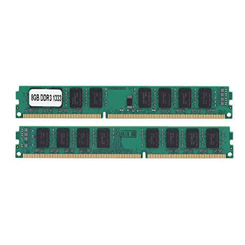 ASHATA DDR3 8GB Arbeitsspeicher, DDR3 8GB RAM 1333MHz Frequenz Arbeitsspeicher,240PIN DDR3 Memory RAM Schnelle Datenübertragung Arbeitsspeicher für Desktop Computer von ASHATA