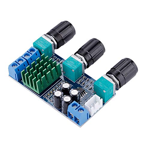 Digital Audio Stereo-Power Verstärker, TPA3116D2 2x80W Stereo Verstärker Audio Stereo Board,DC 12-24V Digital Audio Einstellbare Lautstärke Höhen Volume Bass Audio Amp Modul Digital Audio Stereo-Power Verstärker, TPA3116D2 2x80W Stereo Verstärker Audio Stereo Board,DC 12-24V Digital Audio Einstellbare Lautstärke Höhen Volume Bass Audio Amp Modul von ASHATA