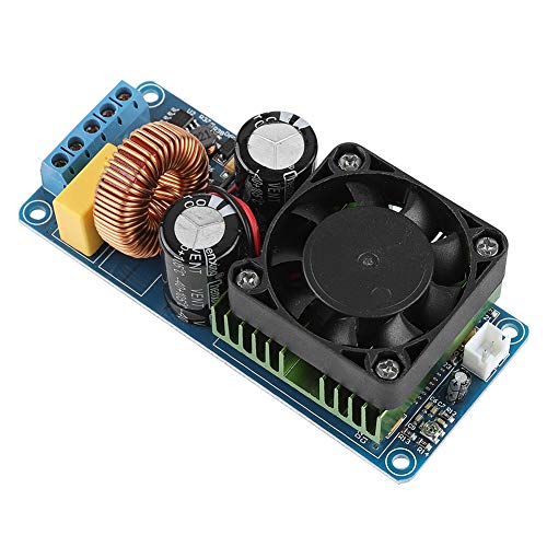 ASHATA Digital Audio Stereo Verstärker, Mono Kanal Digital Endverstärker Klasse D HiFi Power Board,IRS2092S 500W Digital Audio Verstärker Amplifier Stereo Board Modul von ASHATA