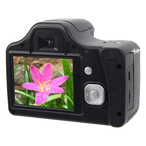 ASHATA Digitale SLR-Kamera, 3,0-Zoll-LCD-Bildschirm, 18-facher Zoom, HD-Spiegelreflexkamera mit Integriertem Blitzlicht, Tragbare Digitalkamera mit Langer Brennweite für 24 MP(Standard Edition) von ASHATA