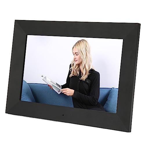 ASHATA Digitaler Bilderrahmen, 8 Zoll WiFi Digitalfotorahmen, IPS Touchscreen mit 1 GB und 16 GB Speicher, Einfache Einrichtung Zum Teilen von Fotos oder Videos über die Frameo von ASHATA