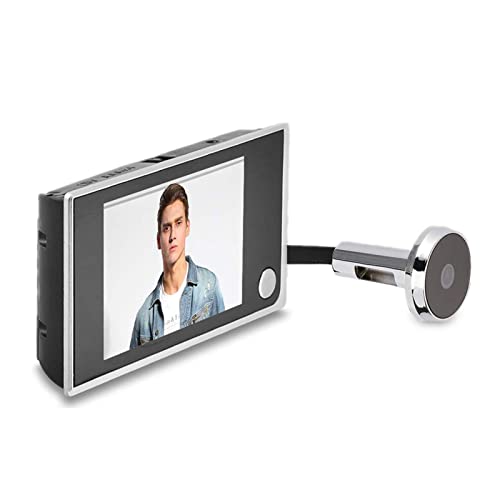 ASHATA Digitaler Türspion, 3.5 Zoll LCD HD Video Türkamera Digitale Türspion-Kamera,120° Sichtwinkel Viewer Foto HD-Kamera Überwachungskamera für Türstärken von 40-100mm von ASHATA