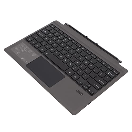 ASHATA Drahtlose Tastatur für Pro 3 4 5 6 7, Ultradünne Bluetooth Tastatur, Tragbare Tablet Tastatur mit Touchpad, Bunte Hintergrundbeleuchtung für Surface Pro 3 4 5 6 7 von ASHATA