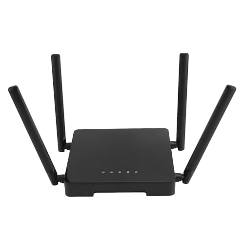 ASHATA Entsperrter Mobiler Hotspot, 4G LTE Modem Router, Professioneller Tragbarer High Speed WLAN Hotspot mit 1200 Mbit/s, Unterstützt 32 Gleichzeitige Benutzer Online, mit SIM (EU) von ASHATA