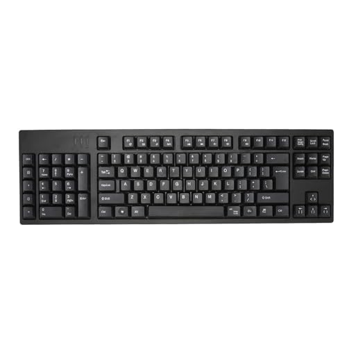 ASHATA Ergonomische Linkshänder Tastatur für Unternehmen, 109 Tasten, Micro USB Buchhaltungstastatur, Ergonomisches Layout, Plug and Play Bürotastatur für Business Accounting Designer von ASHATA