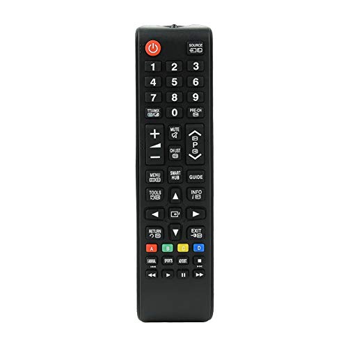 ASHATA Ersatz-Fernbedienung, Ersatz Smart TV Fernbedienung Fernseher TV Remote Control für Samsung Smart TV BN59-01199G Schwarz von ASHATA