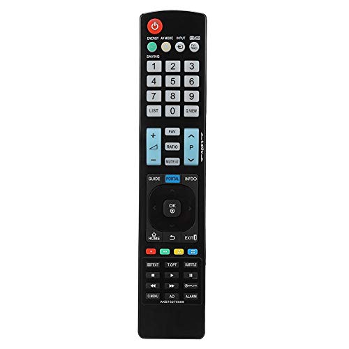 ASHATA Ersatz der Fernsehfernbedienung, Intelligente TV-Fernbedienung Geeignet für LG TV AKB73275689 37LT640H 42LT760H - Schwarz von ASHATA