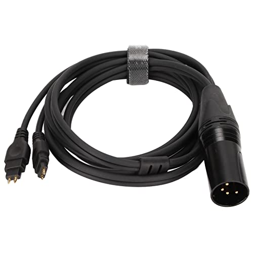 ASHATA Ersatzkabel für SENNHEISER Kopfhörer, Kopfhörer-Upgrade-Kabel 4-poliger XLR-Stecker für HD650 HD600 HD580 HD660S HD58X HD565 HD545 HD535 HD6XX von ASHATA