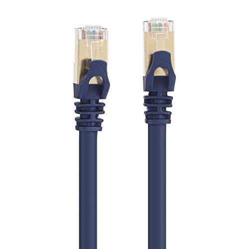 ASHATA Ethernet-Kabel, Hochgeschwindigkeitskabel Cat 8 mit 40 Gbit/s 2000 MHz Hochgeschwindigkeits-Internetkabel mit RJ45-Anschluss für Modem, Router, Switch, Laptop, Film (#1) von ASHATA