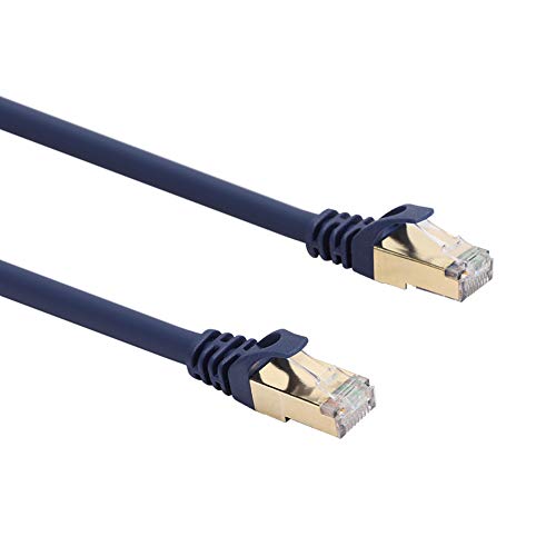 ASHATA Ethernet-Kabel, Hochgeschwindigkeitskabel Cat 8 mit 40 Gbit/s 2000 MHz Hochgeschwindigkeits-Internetkabel mit RJ45-Anschluss für Modem, Router, Switch, Laptop, Film (#2) von ASHATA