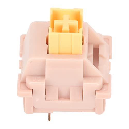 ASHATA Fruits Series DIY Keyboard Switches Set, 45 Stück Mechanische Keyboard Switches, Silent Backlit Fruits Series DIY Keyboard Switches Zum Anpassen von Tastaturen (Pfirsich linearer von ASHATA