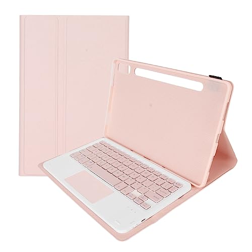 ASHATA Für Tab P11 Pro Gen 2 Tastaturhülle, Für Pad Pro 2022 11,2 Zoll Tablet Tastaturhülle mit Stifthalter, Trackpad, Abnehmbare Tastatur, Tablet Hülle mit Rutschfestem Design (PINK) von ASHATA