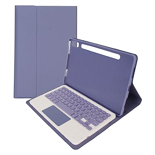 ASHATA Für Tab P11 Pro Gen 2 Tastaturhülle, Für Pad Pro 2022 11,2 Zoll Tablet Tastaturhülle mit Stifthalter, Trackpad, Abnehmbare Tastatur, Tablet Hülle mit Rutschfestem Design (Purple) von ASHATA