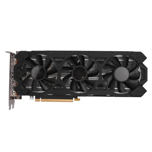 ASHATA GTX 1080Ti Grafikkarte, 11 GB 352 Bit GDDR5X, Gaming Grafikkarte mit 3 Lüftern, Grafikkarte, HD Multimedia Schnittstelle, DisplayPort, PCI Express 3.0 X16 von ASHATA