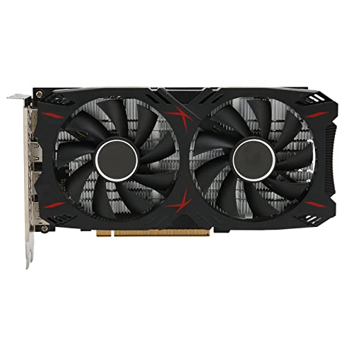 ASHATA GTX1060 6 GB GDDR5 Grafikkarte, Computer PC Gaming Video Grafikkarte 192 Bit PCI Express 3.0 X 16 Unterstützung 3 DP 4K PC GPU Grafikkarte mit 2 Lüftern von ASHATA