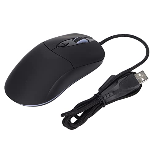 ASHATA Gaming-Maus, RGB-Licht USB-Maus 7200 DPI 10 Lichter Komfortabler Griff Gutes Spielerlebnis Kabelgebundene Gaming-Maus, Ergonomische Maus Gaming-Mäuse mit 10 RGB-Beleuchtungsmodi von ASHATA