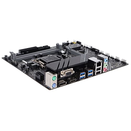 ASHATA Gaming-Micro-ATX-Gaming-Motherboard,Dual Stabilized Capacitor Alloy Cover Type Gaming Motherboard,PCIE 4.0,Unterstützt Dual-Channel-DDR4-Speicher,für B560-Chip von ASHATA