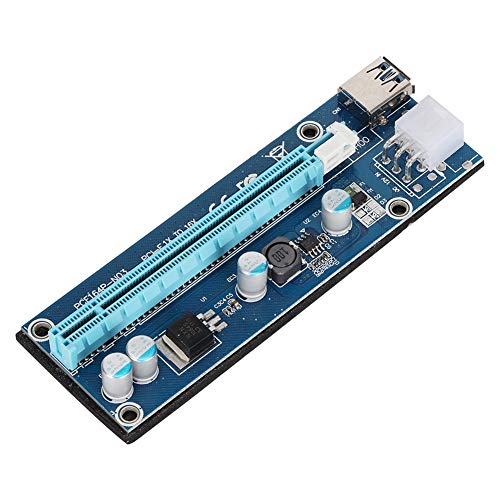 ASHATA Grafikkarte Riser USB3.0 Grafikkartenadapter PCI-E 1X Riser Board für Miner Machine von ASHATA