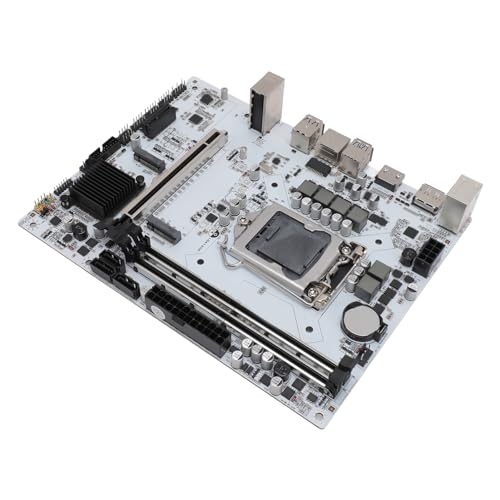 ASHATA H410M DH Mining Mainboard, M ATX Motherboard, LGA1200, Dual Channel DDR4, PCIE3.0 X16, M.2 2280 NMe X4 3.0, USB3.0, USB2.0, HD-Multimedia-Schnittstelle, DisplayPort von ASHATA