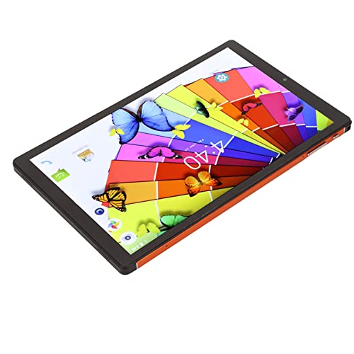ASHATA HD 10 -Tablet, 10,1-Zoll-Octa-Core-Tablet, 10-Zoll-Tablet Octa-Core 6 GB RAM 256 GB ROM für 10 Unterstützung WiFi 7000 MAh IPS Dual-Lautsprecher Tragbares Tablet (EU-Stecker) von ASHATA
