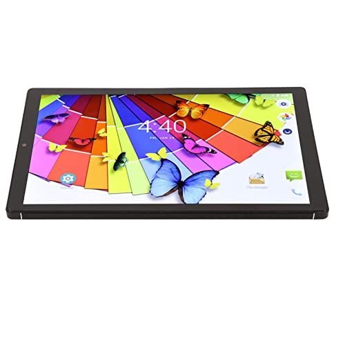 ASHATA HD 10 -Tablet, 10,1-Zoll-Octa-Core-Tablet, 10-Zoll-Tablet Octa-Core 6 GB RAM 256 GB ROM für 10 Unterstützung WiFi 7000 MAh IPS Dual-Lautsprecher Tragbares Tablet (EU-Stecker) von ASHATA