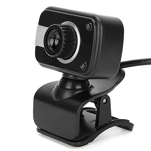 ASHATA HD Webcam, 1080P HD USB PC Webcam LED Nachtsicht Web Cam,Horizontal 360 ° Drehen USB 2.0 Webkamera mit Eingebautes Mikrofon für Videotelefonie MSN/Yahoo/Skype/ICQ usw. von ASHATA