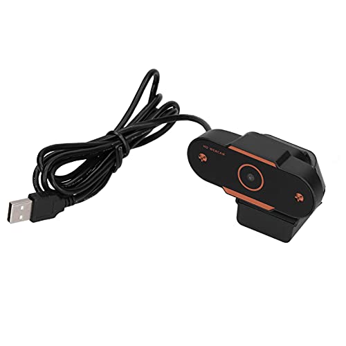 ASHATA HD-Webkamera, 1080P-Webcam mit Integriertem Mikrofon, USB-Computerkamera, Plug and Play, für Skype, Konferenzen und Videoanrufe von ASHATA