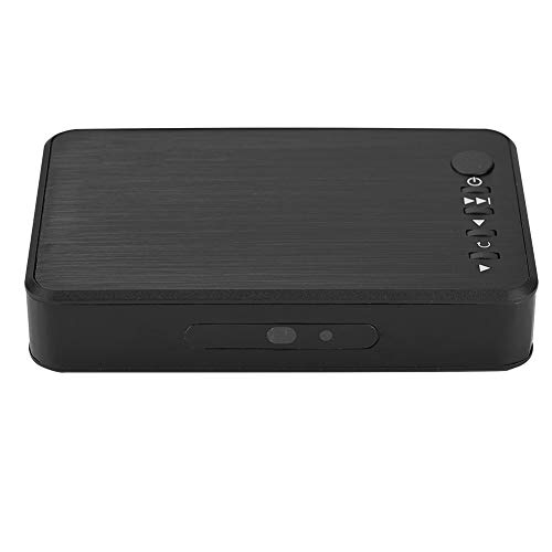 ASHATA HDMI 1080P HD Audio und Video Player HD-Video-Player Multimedia Player mit IR Fernbedienug unterstützt USB-Laufwerk, Mobile Festplatte, SD-Karte,2,5-Zoll-Mobile-Festplatte (3,5 Zoll)(Schwarz) von ASHATA
