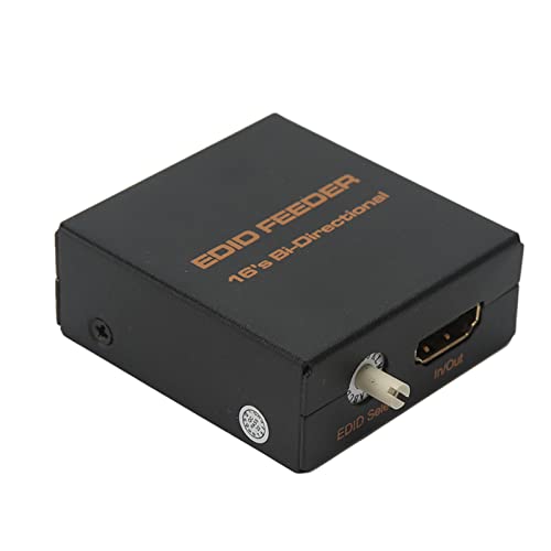 ASHATA HDMI EDID Emulator Manager, EDID Manager Emulator Unterstützt 4K CEC, 16 EDID-Modi, Kompatibel mit Backend-Anzeigegeräten, Bis zu 10 M Entfernung von ASHATA